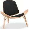 Designer armchair - Scandinavian armchair - Fabric upholstery - Lucy image 9