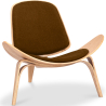 Buy Designer armchair - Scandinavian armchair - Fabric upholstery - Lucy Brown 99916773 in the Europe