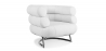 Buy Designer armchair - Faux leather upholstery - Bivendun White 16500 - prices