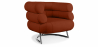 Buy Designer armchair - Faux leather upholstery - Bivendun Brown 16500 at Privatefloor