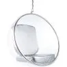 Buy Popi Chair Suspended Armchair  - Faux Leather Silver 13199