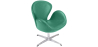 Buy Armchair with Armrests - Upholstered in Faux Leather - Svin Turquoise 13663 in the Europe