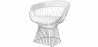 Buy Barrel style Chair - Faux Leather White 16842 - prices