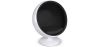 Design Ball Armchair - Upholstered in Fabric - Batton image 9