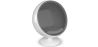Design Ball Armchair - Upholstered in Fabric - Batton image 9