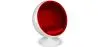 Design Ball Armchair - Upholstered in Fabric - Batton image 9