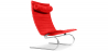 Buy Leather Armchair - Design Lounger - Bloy Red 16830 with a guarantee