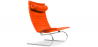 Buy Leather Armchair - Design Lounger - Bloy Orange 16830 - in the EU