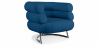 Buy Bivendun Armchair  - Faux Leather Dark blue 16500 - prices