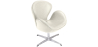 Buy Armchair with Armrests - Upholstered in Faux Leather - Svin Ivory 13663 - in the EU