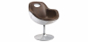 Buy Tulip Aviator Armchair - Microfiber Aged Leather Effect Brown 25622 - in the EU