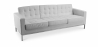 Buy Design Sofa - (3 seats) - Premium Leather Grey 13247 Home delivery