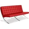 Buy Town Sofa (3 seats) - Premium Leather Red 13266