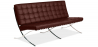 Buy Town Sofa (3 seats) - Premium Leather Chocolate 13266 home delivery
