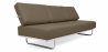 Buy Sofa Bed Kart5 (Convertible)  - Premium Leather Taupe 14622 in the Europe