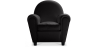 Buy Club Armchair Faux Leather Black 54286 - in the EU