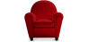 Buy Club Armchair Faux Leather Red 54286 - prices