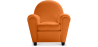 Buy Club Armchair Faux Leather Orange 54286 in the Europe