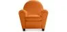  Armchair with Armrests - Upholstered in Faux Leather - Club image 9