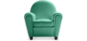 Buy Club Armchair Faux Leather Turquoise 54286 Home delivery