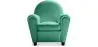  Armchair with Armrests - Upholstered in Faux Leather - Club image 9