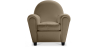 Buy Club Armchair Faux Leather Taupe 54286 - in the EU