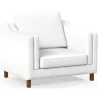 Armchair with Armrests - Upholstered in Leather - Mattathais image 9