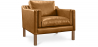 Buy Mattathais Design Living room Armchair  - Premium Leather Light brown 15447 at Privatefloor