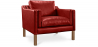 Buy Mattathais Design Living room Armchair  - Premium Leather Cognac 15447 in the Europe