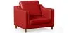 Armchair with Armrests - Upholstered in Leather - Mattathais image 9