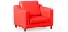 Armchair with Armrests - Upholstered in Leather - Mattathais image 9