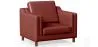 Armchair with Armrests - Upholstered in Leather - Mattathais image 9