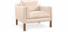 Buy Mattathais Design Living room Armchair  - Premium Leather Ivory 15447 at Privatefloor