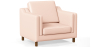Buy Armchair with Armrests - Upholstered in Leather - Mattathais Ivory 15447 at Privatefloor