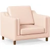 Armchair with Armrests - Upholstered in Leather - Mattathais image 9