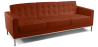 Buy Design Sofa (3 seats) - Faux Leather Brown 13246 in the Europe