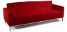 Polyurethane Leather Upholstered Sofa - 3 Seater - Konel image 9