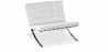 Buy Design Armchair - Upholstered in Leather - Town White 58261 - prices
