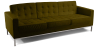 Buy Design Sofa (3 seats) - Faux Leather Olive 13246 - in the EU