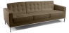 Buy Design Sofa (3 seats) - Faux Leather Taupe 13246 in the Europe