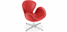 Buy Swivel Armchair Leather - Office Armchair - Svin Red 13664 in the Europe