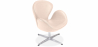 Buy Swivel Armchair Leather - Office Armchair - Svin Ivory 13664 with a guarantee