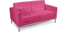 Buy Polyurethane Leather Upholstered Sofa - 2 Seater - Konel Pink 13242 with a guarantee