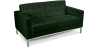Buy Polyurethane Leather Upholstered Sofa - 2 Seater - Konel Green 13242 - in the EU