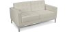 Buy Polyurethane Leather Upholstered Sofa - 2 Seater - Konel Ivory 13242 at Privatefloor