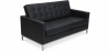 Buy Design Sofa - (2 seats) - Premium Leather Black 13243 - in the EU