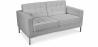 Buy Design Sofa - (2 seats) - Premium Leather Grey 13243 Home delivery