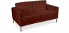 Buy Design Sofa - (2 seats) - Premium Leather Chocolate 13243 - prices