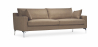 Buy Living-room Sofa 3 seats Fabric Brown 26729 - prices