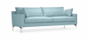 Buy Living-room Sofa 3 seats Fabric Light blue 26729 Home delivery